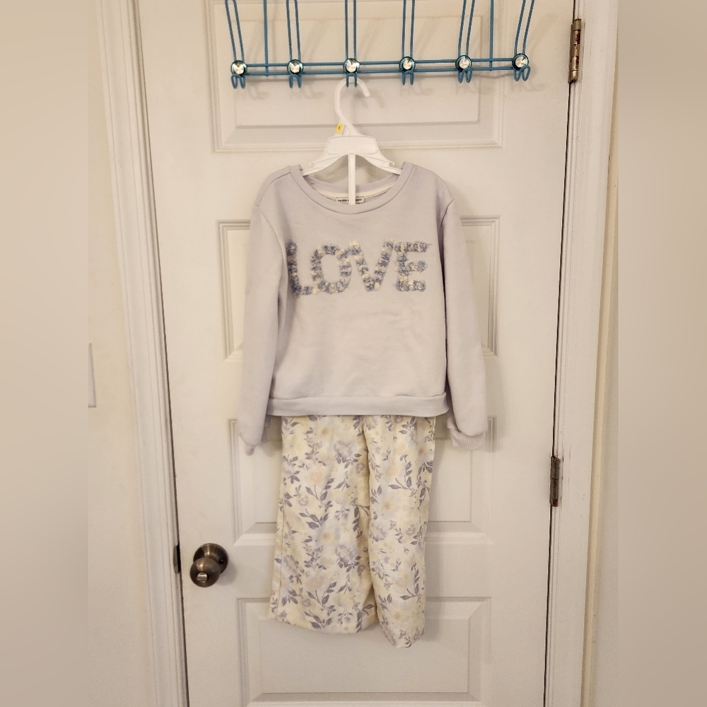 Girls Size 7-8 Cupcakes + Cashmere Winter Long Sleeve Pants Set Love #L658